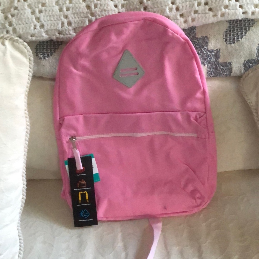 Pink backpack